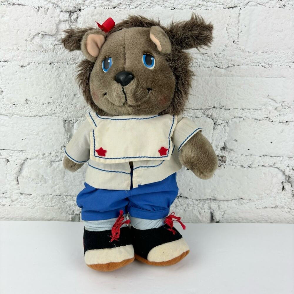 Vintage 80's Portia Porcupine The Get Along Gang Stuffed Animal